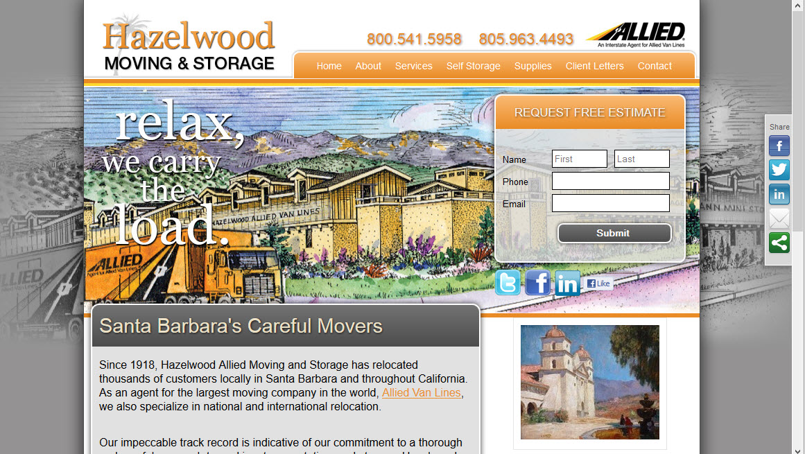 Santa Barbara Movers Hazelwood Allied
