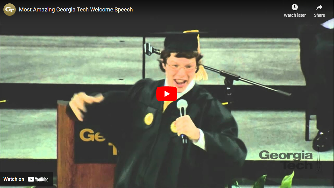 Georgia Tech Welcome Speech - Nick Selby