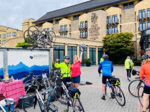 Backroads trip leaders fit our bikes