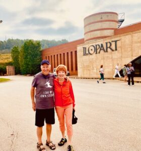 In front of Llopart Winery