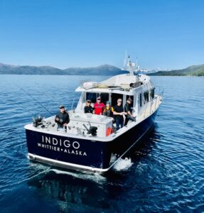 The 50 foot Indigo fishing boat